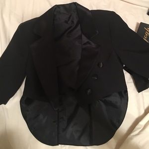 3 month Tuxedo coat only